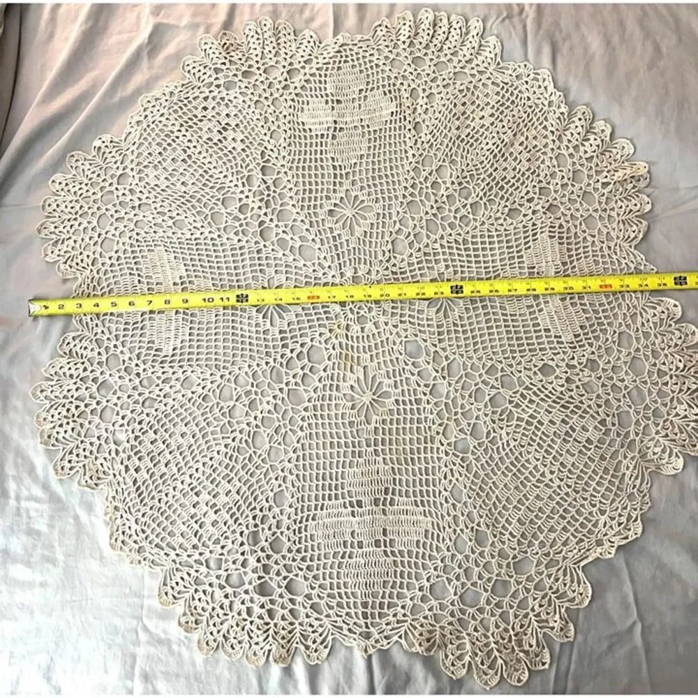 VNT Handmade Crochet Lace Doily 18